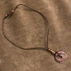 3/$15🍄 EUC Copper tone Lifesaver Necklace, 16”